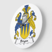 Bryan Family Crest Grote Klok (Hoek)