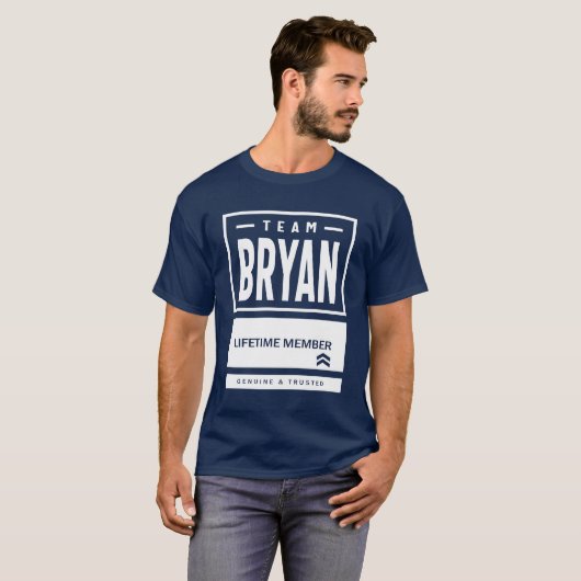 Bryan Personalized Name Birthday Gift T-shirt (Voorkant volledig)
