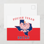 Bryan Poland Texan Briefkaart (Voorkant / Achterkant)