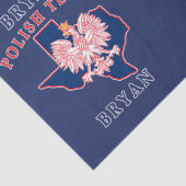 Bryan Poland Texan Tissuepapier (Detail)