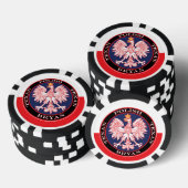 Bryan Round Poland Texan Poker Chips (Opstapeling)