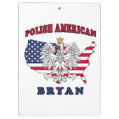 Bryan Texas Pools Amerikaans Klembord (Achterkant)