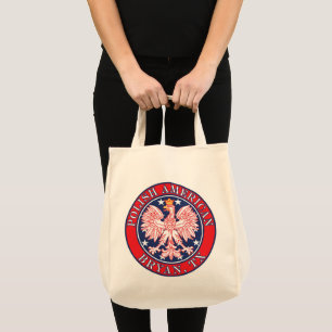 Bryan Texas Poolse Amerikaanse adelaar Tote Bag