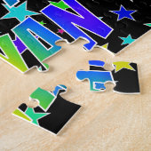 "BRYAN" voornaam, geun "HAPPY BIRTHDAY" Legpuzzel (Zijkant)