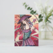 Bryanne - Dragon Witch Briefkaart (Staand voorkant)