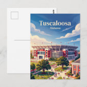 Bryant-Denny Stadium Alabama Briefkaart (Voorkant / Achterkant)