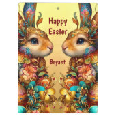 BRYANT ~ GELUKKIG PASEN ~ PAASKONIJNEN ~ KLEMBORD (Achterkant)