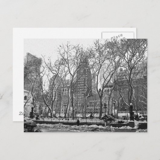 Bryant Park Briefkaart (Voorkant / Achterkant)