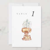 Bryant Park Fontein New York Trouwtafel Nummer (Voorkant)