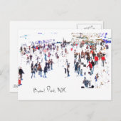 Bryant Park, NYC Briefkaart (Voorkant / Achterkant)