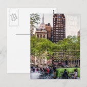 Bryant Park, NYC Briefkaart (Voorkant / Achterkant)