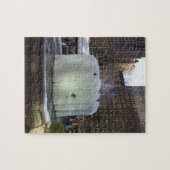 Bryant Park NYC Frozen kerstfoto openen Legpuzzel (Horizontaal)