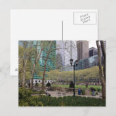 Bryant Park NYC New York City Manhattan Springtime Briefkaart (Voorkant / Achterkant)