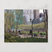 Bryant Park NYC New York City Manhattan Springtime Briefkaart (Voorkant)