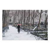 Bryant Park Snow Perfect Poster (Voorkant)
