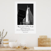 'Bryant Park Towers'-poster Poster (Keuken)