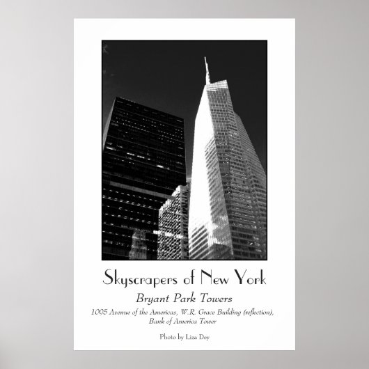 'Bryant Park Towers'-poster Poster (Voorkant)
