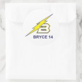 BRYCE 14 RONDE STICKER (Tas)