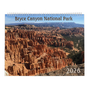 Bryce Canyon 2026 Fotografische 12-Maanden Kalende Kalender