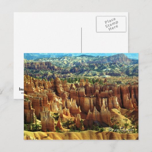 Bryce Canyon 2 Briefkaart (Voorkant / Achterkant)