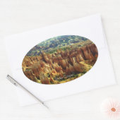 Bryce Canyon 2 Ovale Sticker (Envelop)