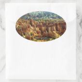 Bryce Canyon 2 Ovale Sticker (Tas)
