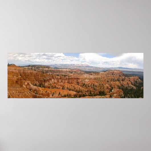 Bryce Canyon Amphitheater Panorama Poster (Voorkant)
