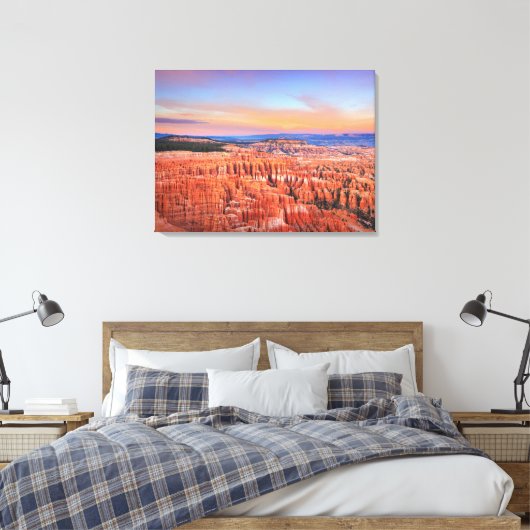 Bryce Canyon Art Canvas Afdruk (Insitu (Slaapkamer))