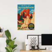 Bryce Canyon Art National Park Poster Utah (Thuiskantoor)