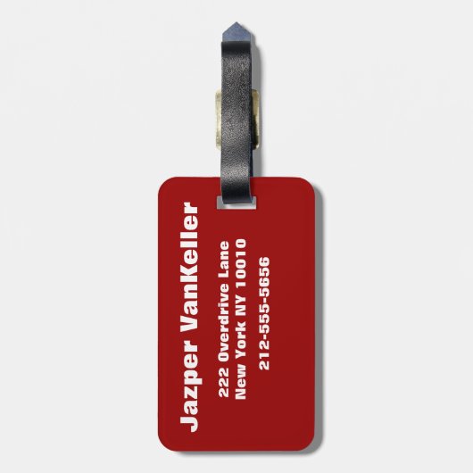 Bryce Canyon Bagagelabel (Achterkant verticaal)