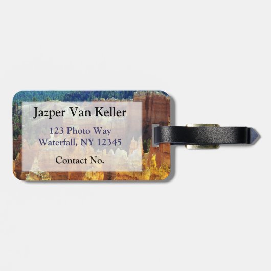 Bryce Canyon Bagagelabel (Achterkant horizontaal)