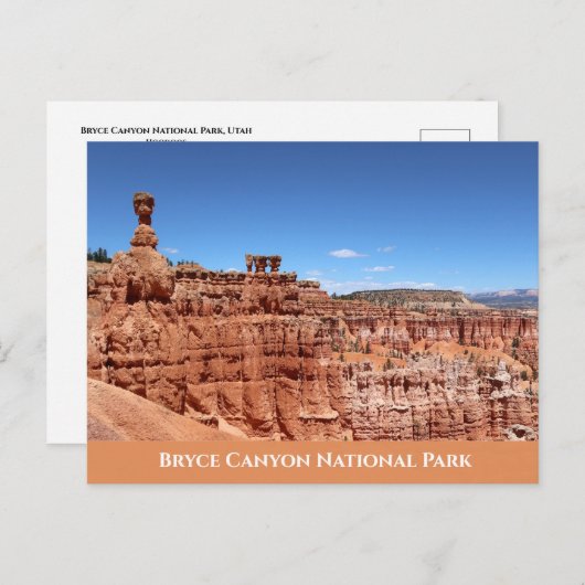Bryce Canyon Briefkaart (Voorkant / Achterkant)