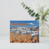 Bryce Canyon Briefkaart (Staand voorkant)