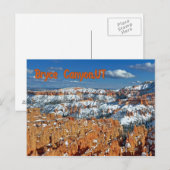 Bryce Canyon Briefkaart (Voorkant / Achterkant)