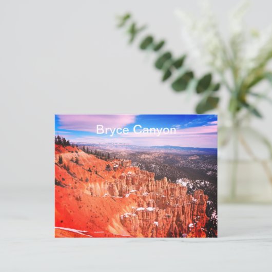 Bryce Canyon Briefkaart (Staand voorkant)