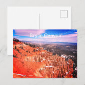 Bryce Canyon Briefkaart (Voorkant / Achterkant)
