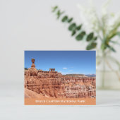 Bryce Canyon Briefkaart (Staand voorkant)