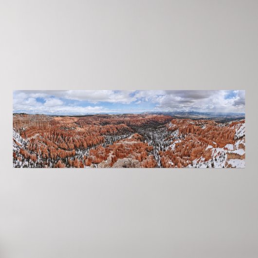 Bryce Canyon: Bryce Point Panoramic Print (Voorkant)
