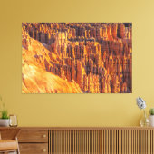 Bryce Canyon hoodoos Canvas Afdruk (Insitu (Woonkamer))