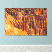 Bryce Canyon hoodoos Canvas Afdruk (Insitu (Houten vloer))