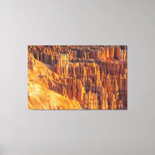Bryce Canyon hoodoos Canvas Afdruk (Voorkant)