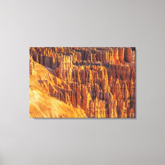 Bryce Canyon hoodoos Canvas Afdruk (Voorkant)