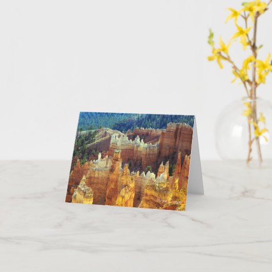 Bryce Canyon Kaart (Gele Bloem)