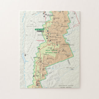 Bryce Canyon-kaartpuzzel Legpuzzel