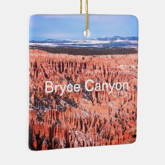 Bryce Canyon kerstversiering Keramisch Ornament (Rechts)