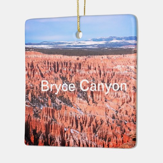 Bryce Canyon kerstversiering Keramisch Ornament (Links)