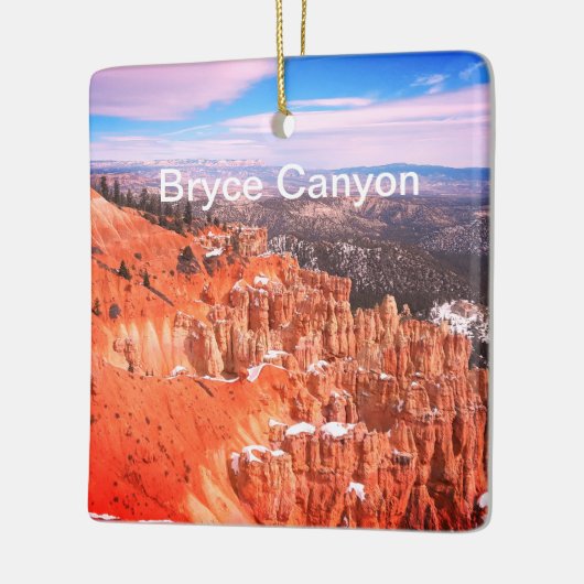 Bryce Canyon kerstversiering Keramisch Ornament (Links)