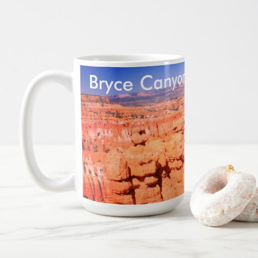 Bryce Canyon Landscape, Utah Koffiemok (Met donut)