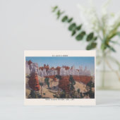 Bryce Canyon Nationaal Park THE QUEENS COURT Briefkaart (Staand voorkant)