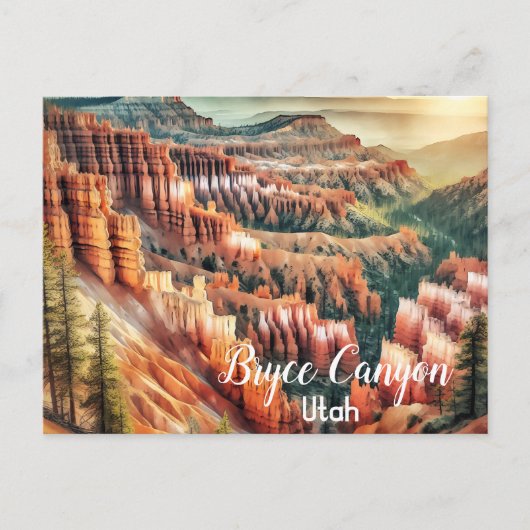 Bryce Canyon, Nationaal park Utah Briefkaart (Voorkant)